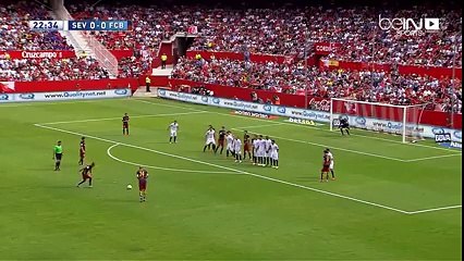 FC Barcelona come agonizingly close to taking the lead...