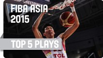 Top 5 Plays - Final - 2015 FIBA Asia Championship