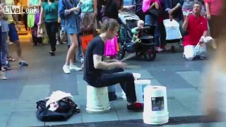 Incredibly Fast Street Drummer In Sydney