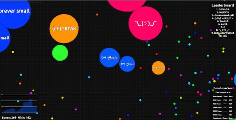 Agar.io Gameplay l only 1500+ Mass :(