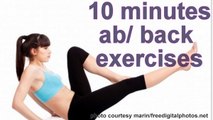 10 MIN Ab & Back Exercise Routine to help improve Posture