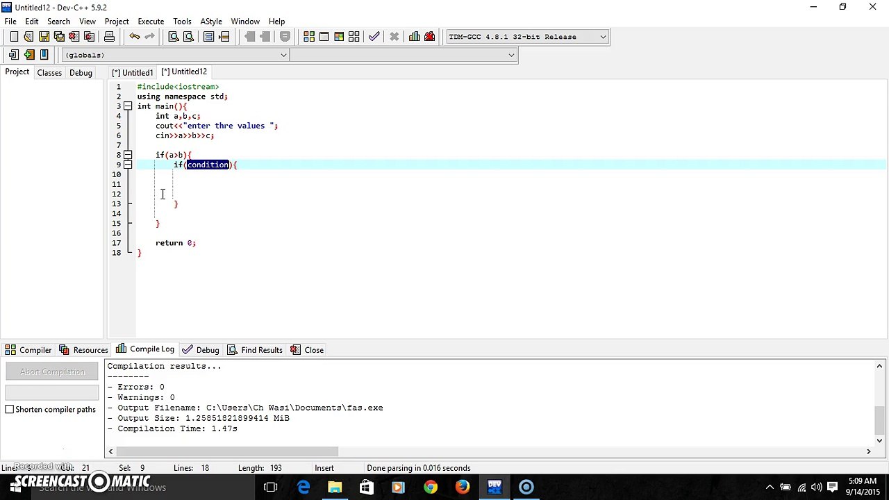14.Nested if ststement in C++ in urdu & hindi