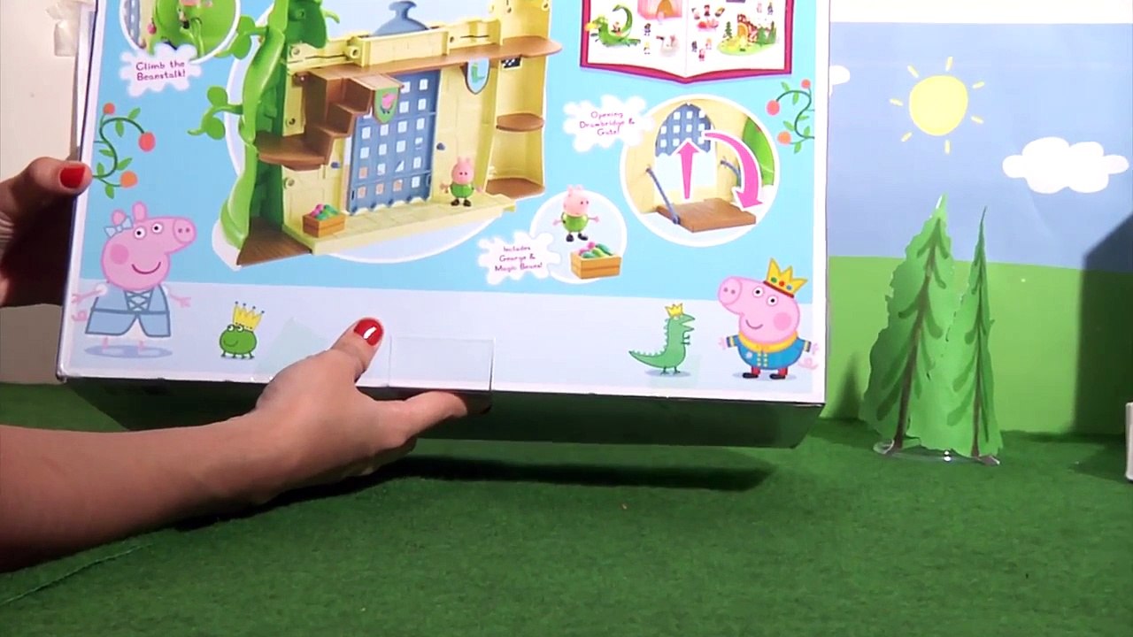 (Brinquedos) Peppa Pig Contos para dormir ✾ João e o pé de feijão readaptação 1/5