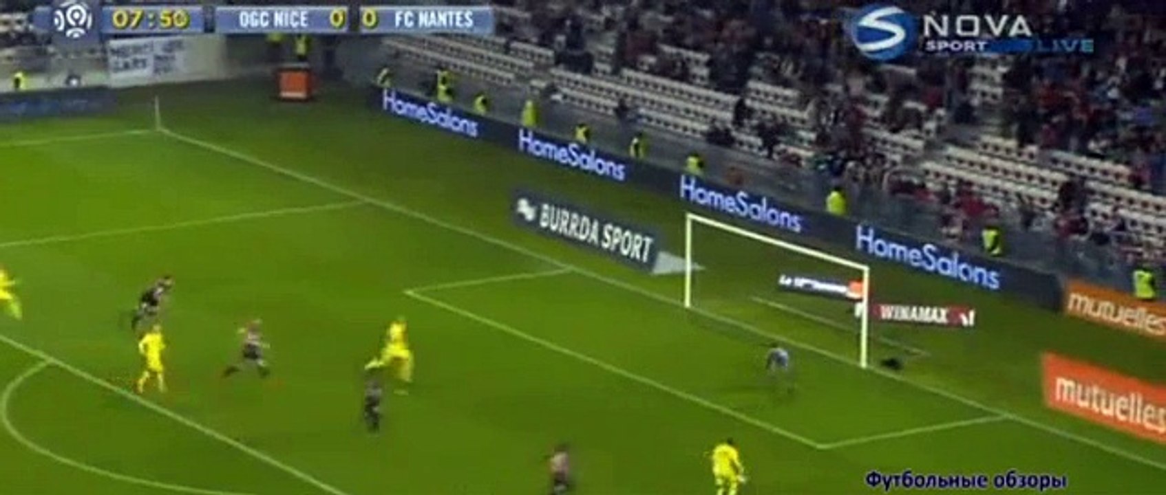 Goal Patrice Loko 0-1 - OGC Nice vs FC Nantes - 03/10/2015