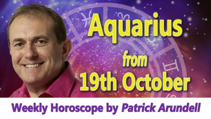 Aquarius Weekly Horoscope from 19th October 2015