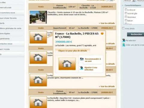 Annonces immobilières Charente Maritime La Rochelle (17) : Déposer / Passer une petite annonce