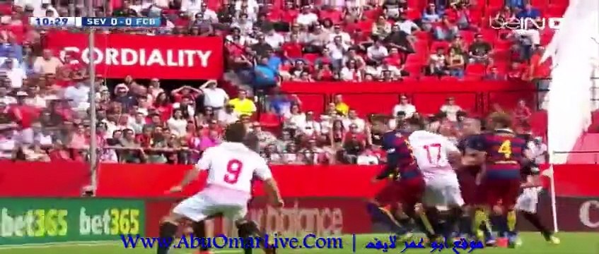 شاهد اهداف اشبيليه 2 - 1 برشلونه في الدوري الاسباني | بجوده hd بتعليق عربي | 03 اكتوبر 2015 |