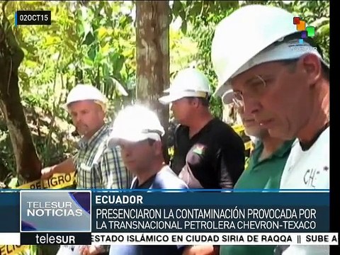 Ecuador: los Cinco Héroes Cubanos se suman a la campaña contra Chevron