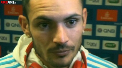 PSG-OM : Rémy Cabella "On a tous des regrets mais je pense qu'on s'est bien battus"
