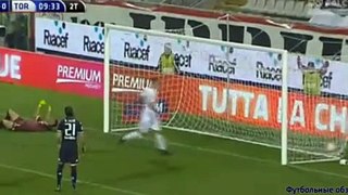 Goal Gabriel Silva 1-0 - Carpi fc 1909  vs  Torino fc - 03.10.2015