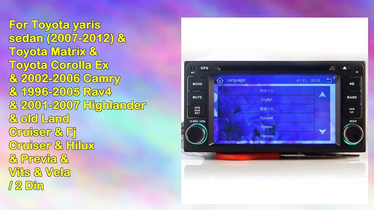 For Toyota yaris sedan 20072012 Toyota Matrix Toyota Corolla Ex