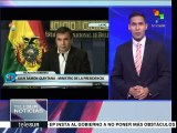 Bolivia denuncia planes desestabilizadores de EE.UU