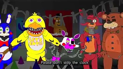 ♪ 5 NIGHTS AT FREDDY'S 2 THE MUSICAL _Don't Stop The Clock_ Music Video