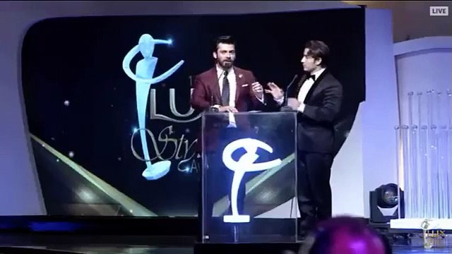 Fawad Khan Mahira Khan and Ali Zafar Teasing Each Other Lux Style Awards
