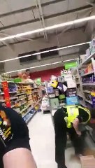 Guy Mocks Police Officer With Toy Pig