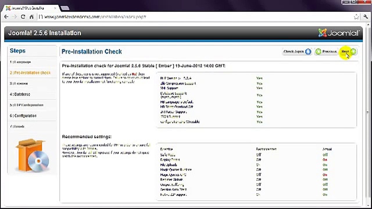 Joomla 2.5 Tutorial - Lesson 9 - Web Installer