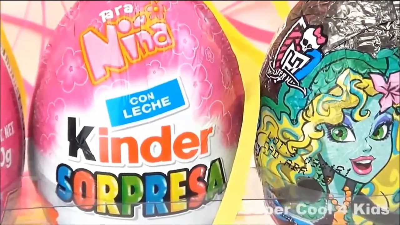 Disney Princess movie surprise egg of Frozen Elsa & Anna, Dora, Barbie, Kitty by supercool4kids