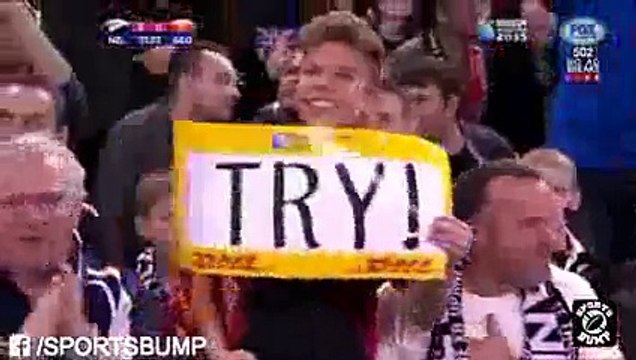 Waisake Naholo Try - All Blacks vs Georgia - 2015 Rugby World Cup Highlights