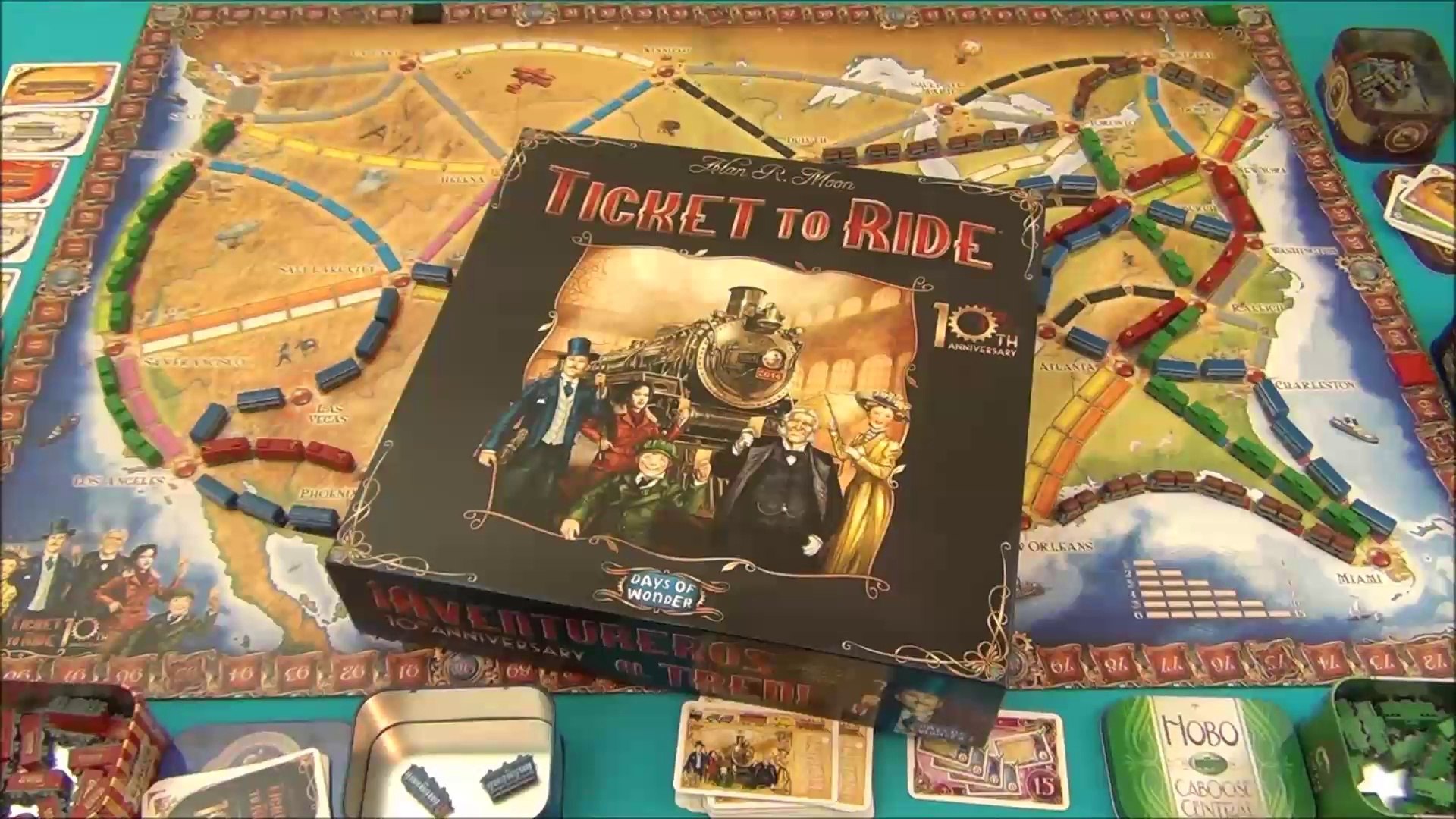 les aventuriers du rail 10eme anniversaire Videoregle 420 Les Aventuriers Du Rail Edition 10eme les aventuriers du rail 10eme anniversaire