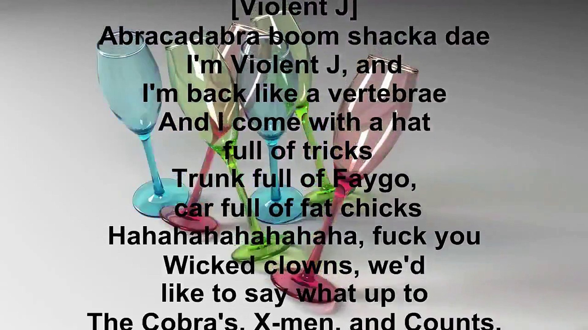 Insane Clown Posse – Hokus Pokus Song Lyrics - video Dailymotion