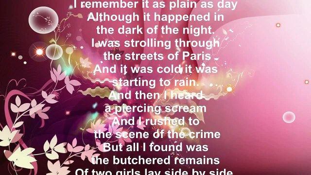 Iron Maiden – Murders In The Rue Morgue Song Lyrics