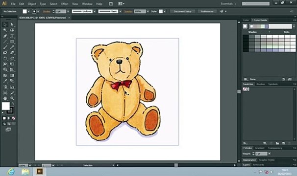 Adobe Ilustrator Tutorials : How to Use Live Trace in Adobe Illustrator Cs6