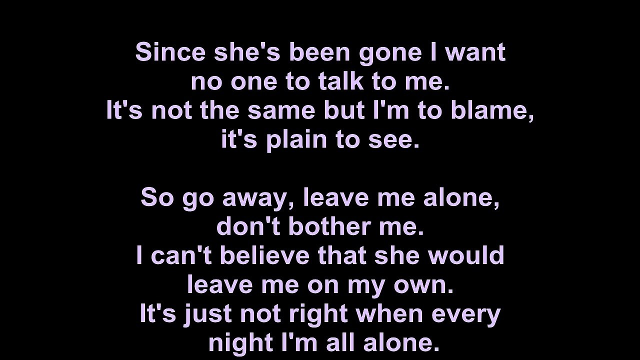 Beatles Don T Bother Me Lyrics Video Dailymotion