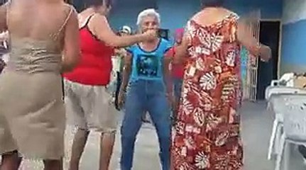 old woman crazy funny dance