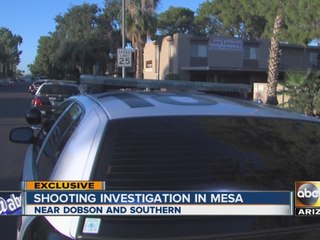 Shooting investigation in Mesa at apartment complex
