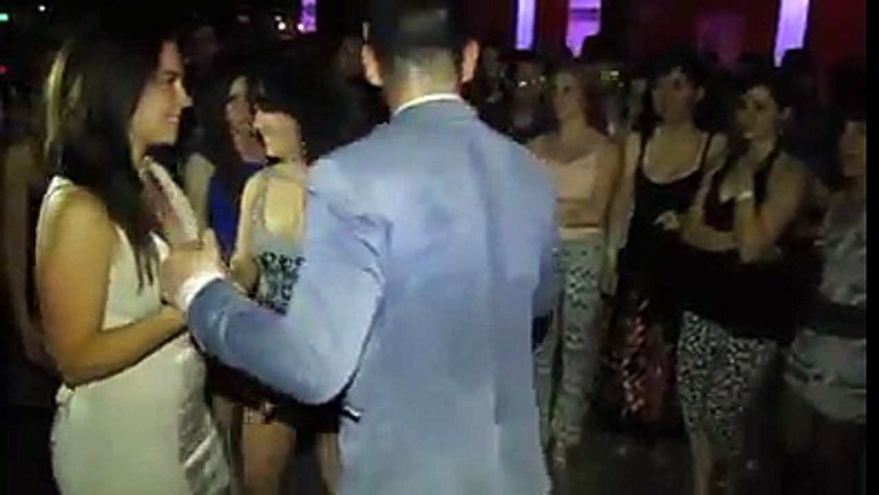 Nice party dance couple....