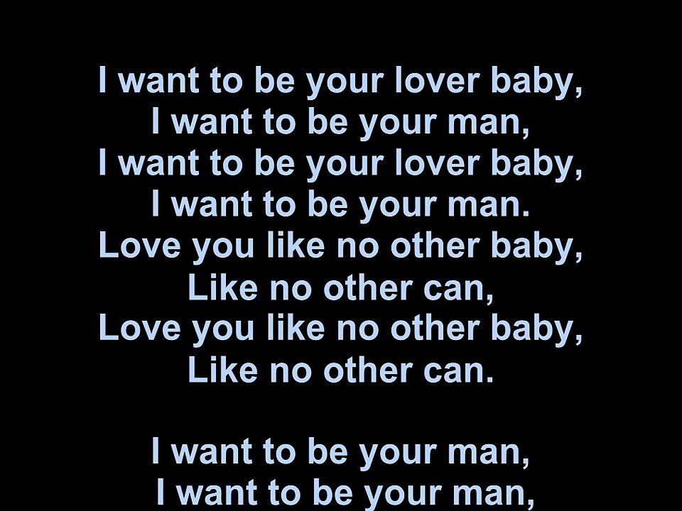 Beatles – I Wanna Be Your Man Lyrics