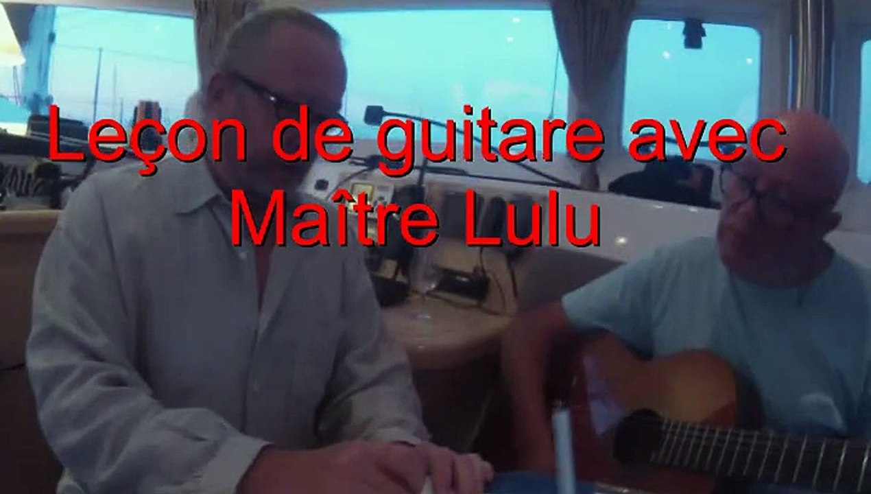 leçon de guitare avec maître lulu sur mojito