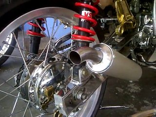 KNALPOT RX KING MODEL NINJA, suara garing kemrincing