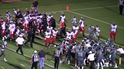 Football américain : grosse bagarre générale dans un match de lycée