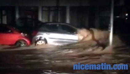 Déluge sur les Alpes-Maritimes: les vidéos des internautes