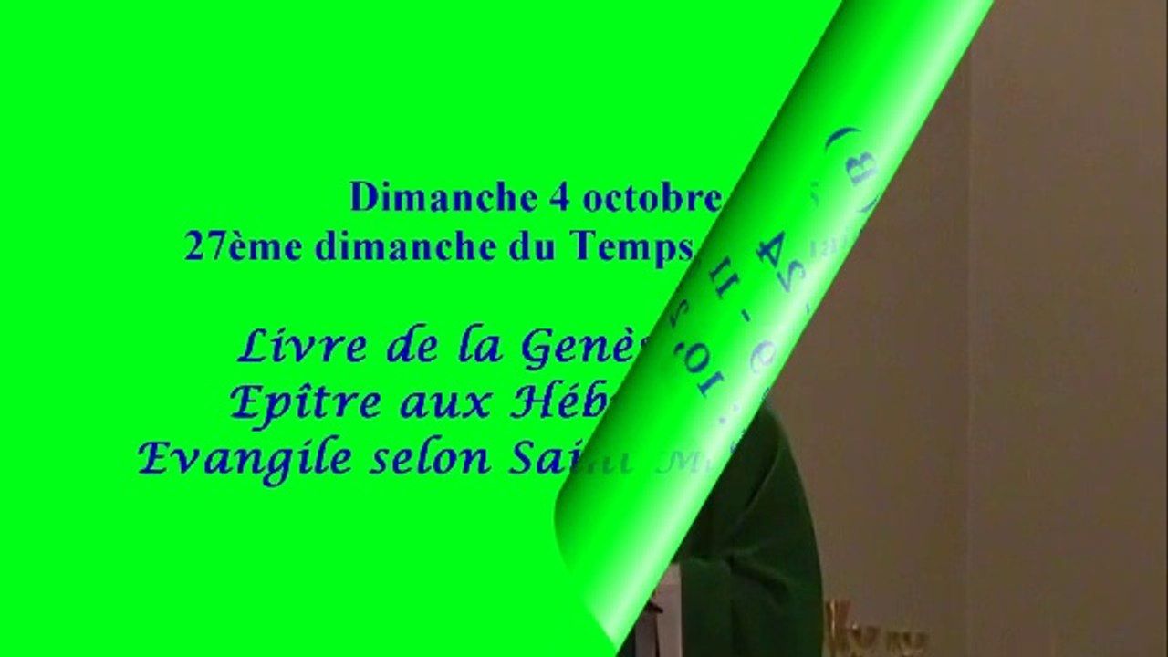 Homélie du 27ème dimanche du Temps Ordinaire - B ( 2015 )
