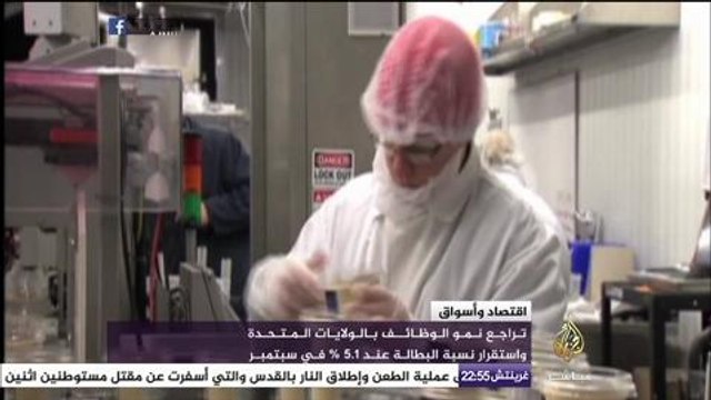 تراجع نمو الوظائف بالولايات المتحدة واستقرار نسبة البطالة عند ٥١٪ في سبتمبر