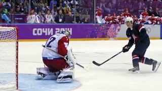 USA's Oshie Leads Shootout Victory Over Russia