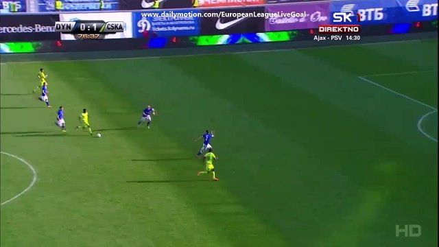 Ahmed Musa 0:2 | Dinamo Moscow - CSKA Moscow 04.10.2015 HD