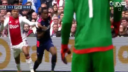 Amin Younes Goal - Ajax vs PSV 1-1 (Eredivisie 2015)
