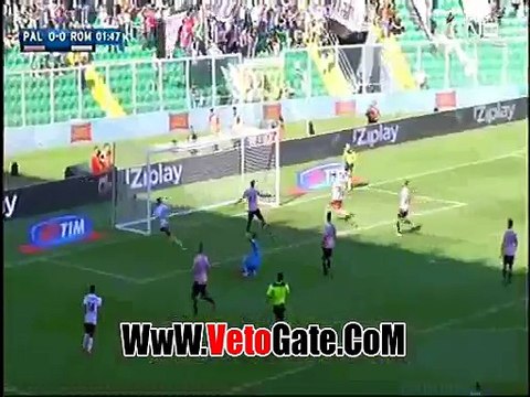 بيانيتش يتقدم بالهدف الاول روما فى شباك باليرمو