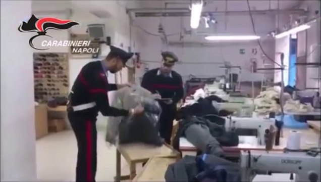 Napoli - sequestrato opificio tessile clandestino a Casandrino