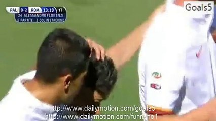 Alessandro Florenzi Goal Palermo 0 - 2 AS Roma Serie A 4-10-2015
