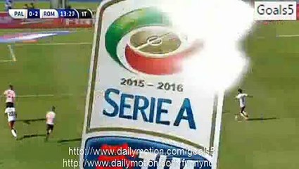 Alessandro Florenzi Goal Palermo 0 - 2 AS Roma Serie A 4-10-2015