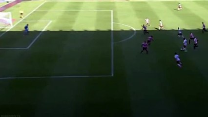 Miralem Pjanic Goal - Palermo vs AS Roma 0-1 (Serie A 2015)