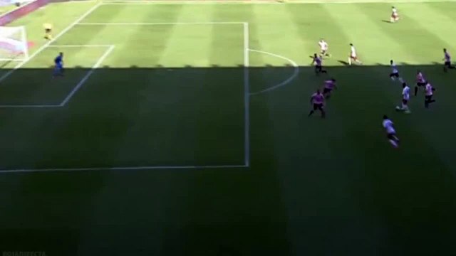 Miralem Pjanic Goal - Palermo vs AS Roma 0-1 (Serie A 2015)