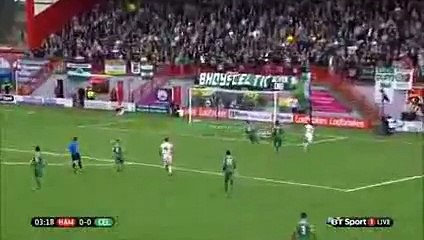 Hamilton Academical - Celtic 1-2. Gramoz Kurtaj Goal. Scottish Premiership 4-10-2015