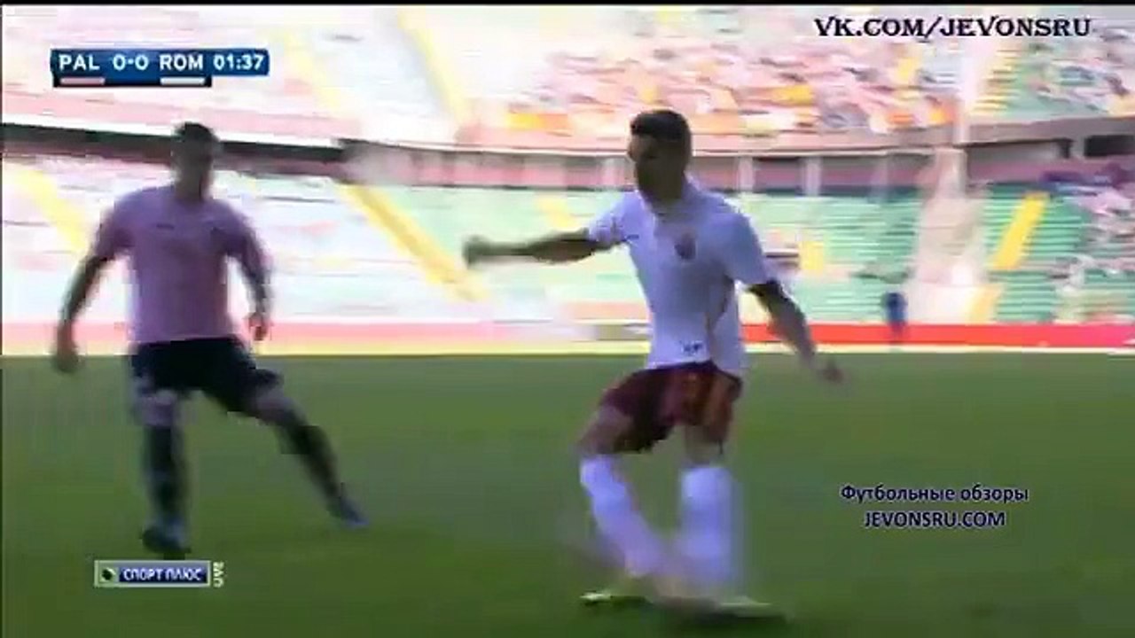 Miralem Pjanic GOAL | Palermo 0 - 1 Roma