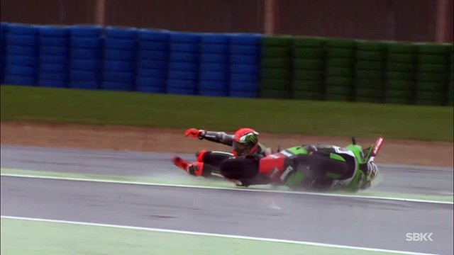 Superbikes - Crashs en série à Magny-Cours