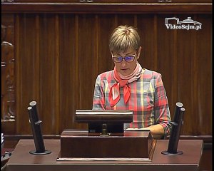Poseł Janina Okrągły - Wystąpienie z dnia 24 wrze�nia 2015 roku.